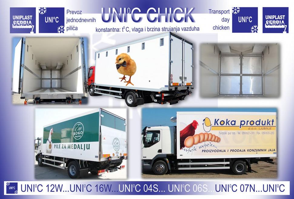 CHICK - hladnjače za prevoz jednodnevnih pilića