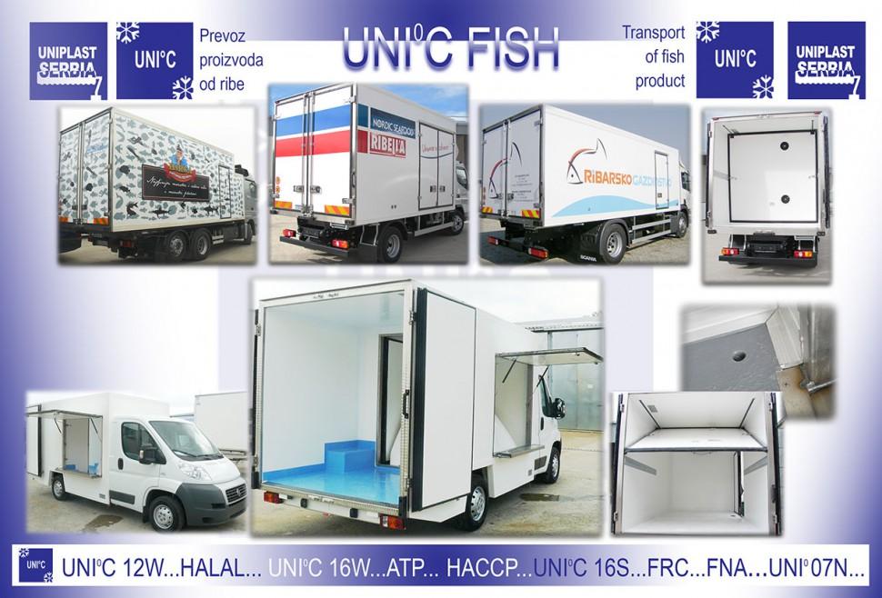 FISH - termoizolovana hladnjača za prevoz ribe