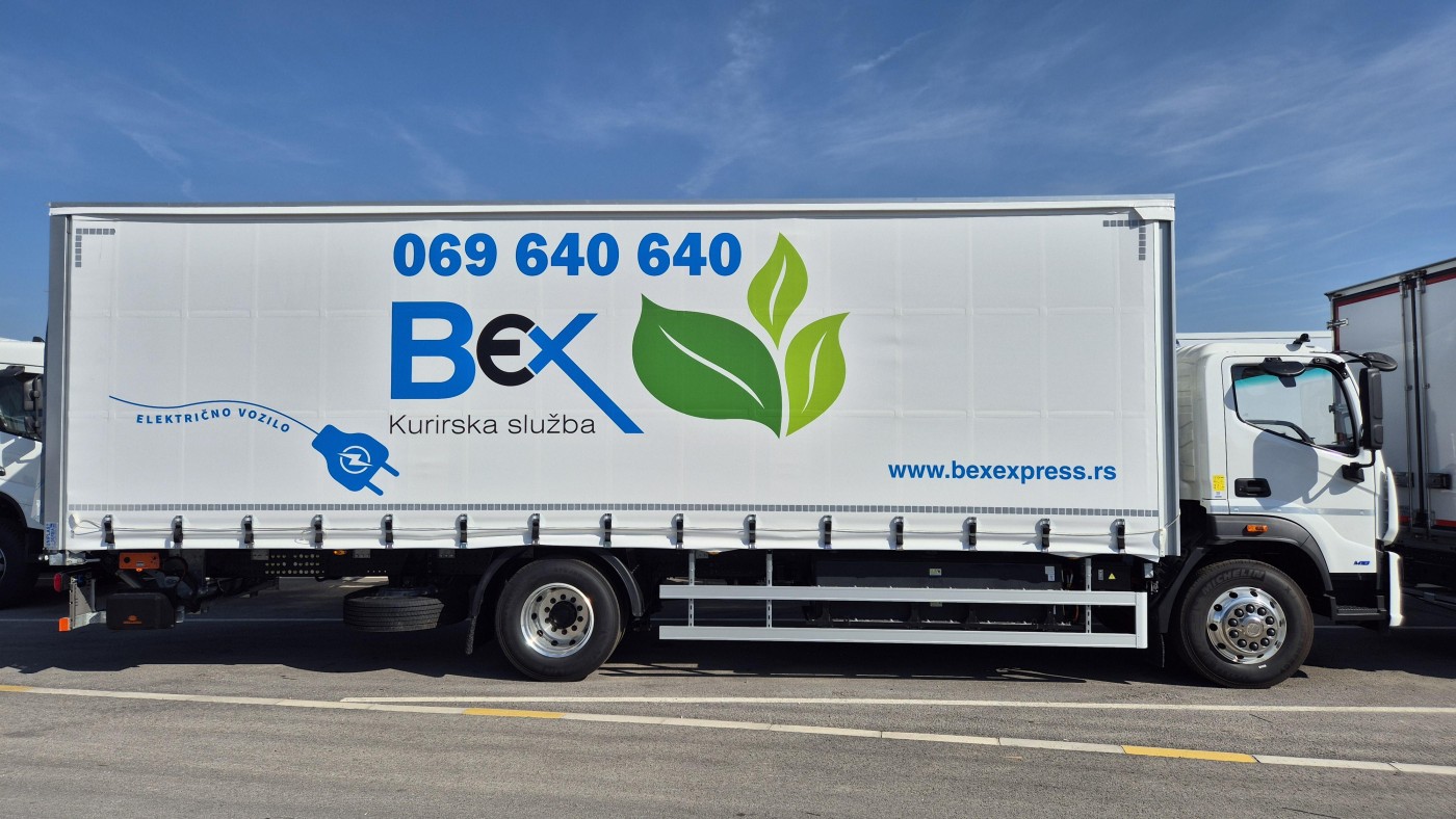 Još jedan iskorak ka održivoj mobilnosti: nadogradnja na električnom vozilu Foton isporučena kompaniji BEX